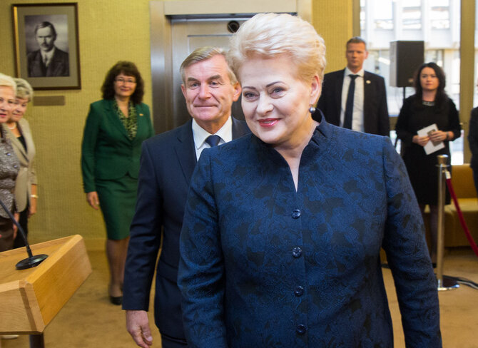 Luko Balandžio / 15min nuotr./Dalia Grybauskaitė ir Viktoras Pranckietis