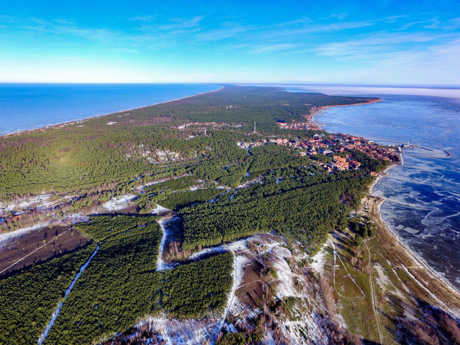 Luko Balandžio / 15min nuotr./Neringa žiemą