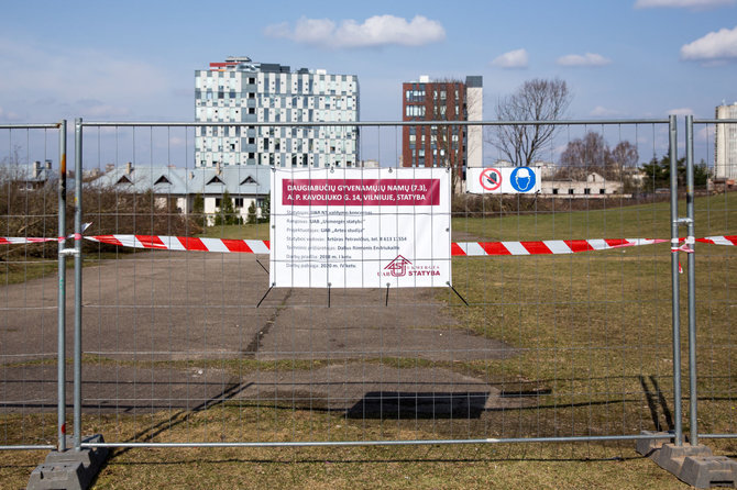 Luko Balandžio / 15min nuotr./Vieta, kur planuojama statyti daugiabučius