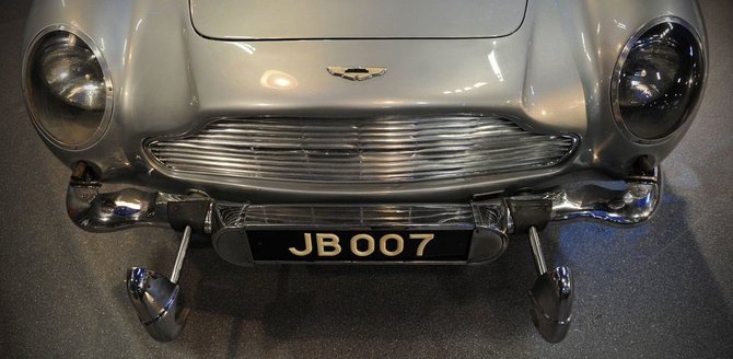 „Scanpix“ nuotr./Jameso Bondo 1964 m. „Aston Martin DB5“ automobilis