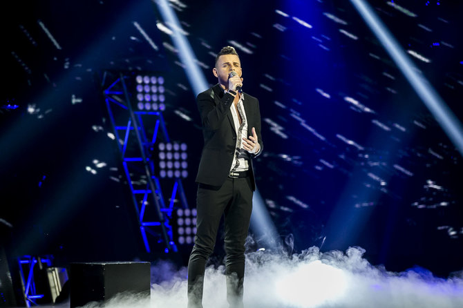 Viganto Ovadnevo/Žmonės.lt nuotr./Devintosios „Eurovizijos“ atrankos laidos akimirka