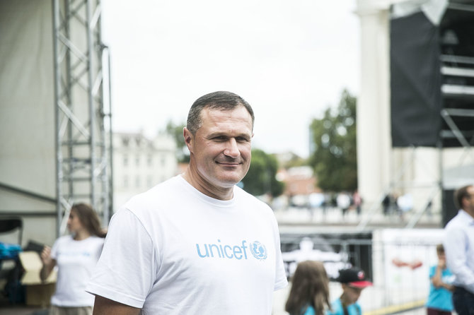 Viganto Ovadnevo/Žmonės.lt nuotr./UNICEF vaikų bėgimo akimirka