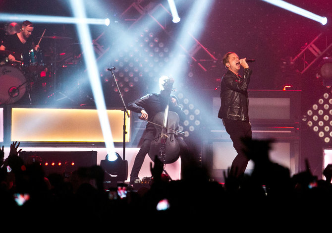 Gretos Skaraitienės/Žmonės.lt nuotr./„OneRepublic“ koncertas Vilniuje