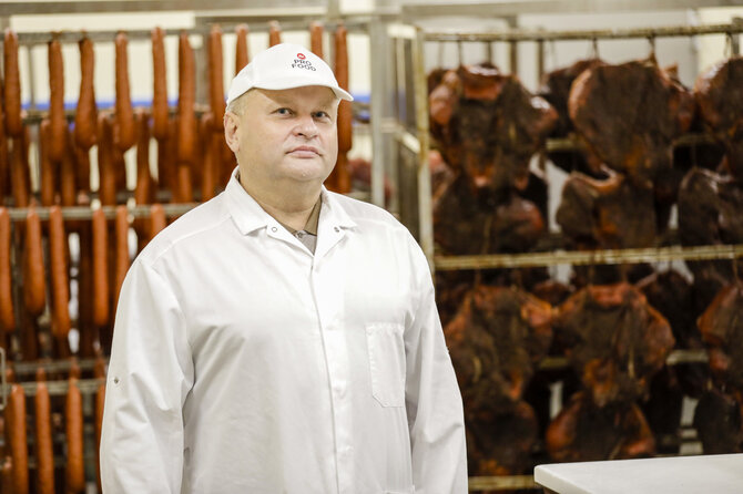 Teodoro Biliūno / BNS nuotr./„Norfos“ mėsinės vadovas Juozas Lebrikas