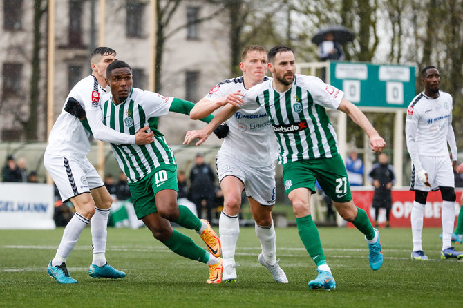 Teodoro Biliūno / BNS nuotr./Lietuvos futbolo A lygos rungtynės: „Hegelmann“ – Vilniaus „Žalgiris“