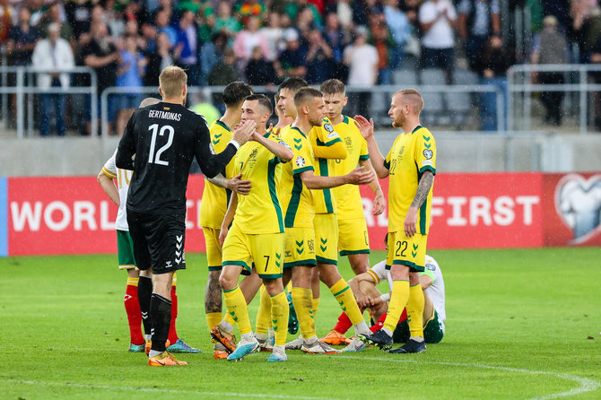 Teodoro Biliūno / BNS nuotr./Europos futbolo čempionato atrankos rungtynės: Lietuva – Bulgarija