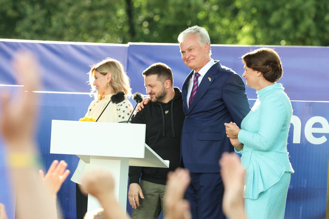 Teodoro Biliūno/Žmonės.lt nuotr./Koncertas „Keliu vėliavą už Ukrainą NATO“