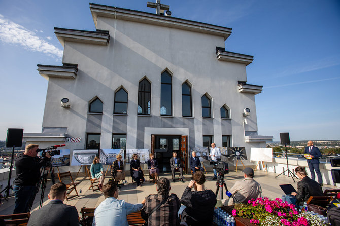 Teodoro Biliūno / BNS nuotr./Kauno tarpukario architektūros įtraukimo Į UNESCO paveldo sąrašą pristatymas