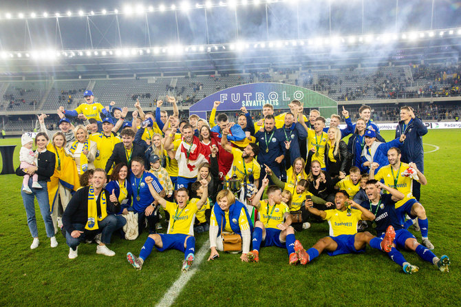 Teodoro Biliūno / BNS nuotr./LFF taurės finalas: „TransInvest“ – „Šiauliai“