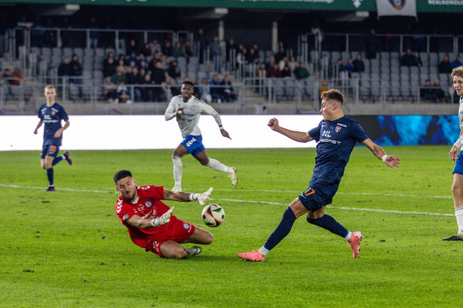 Teodoro Biliūno / BNS nuotr./LFF taurės finalas: Gargždų „Banga“ – Kauno „Hegelmann“