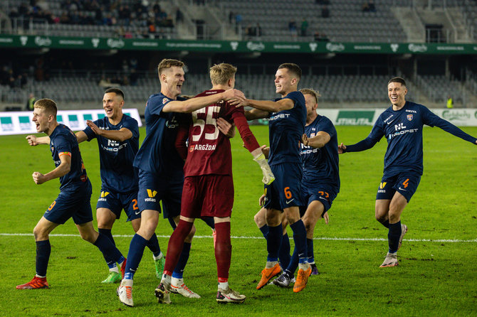 Teodoro Biliūno / BNS nuotr./LFF taurės finalas: Gargždų „Banga“ – Kauno „Hegelmann“