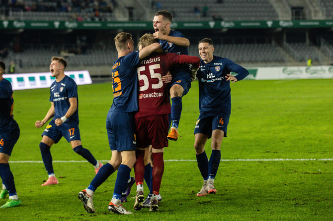 Teodoro Biliūno / BNS nuotr./LFF taurės finalas: Gargždų „Banga“ – Kauno „Hegelmann“