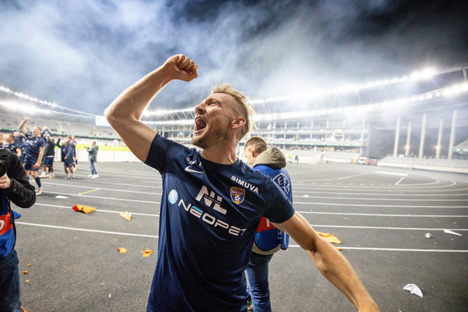 Teodoro Biliūno / BNS nuotr./LFF taurės finalas: Gargždų „Banga“ – Kauno „Hegelmann“