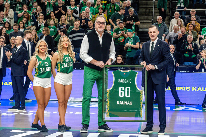 Teodoro Biliūno / BNS nuotr./Arvydas Sabonis, Paulius Jankūnas