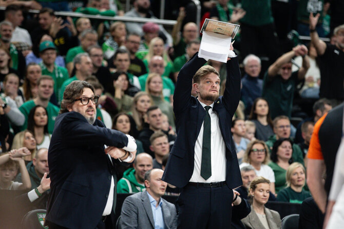 Teodoro Biliūno / BNS nuotr./Andrea Trinchieri ir Tautvydas Sabonis