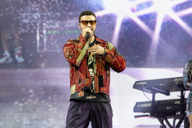 Teodoro Biliūno / BNS nuotr./Justino Timberlake'o koncertas Dariaus ir Girėno stadione Kaune