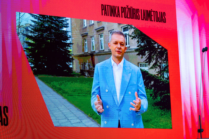 Teodoro Biliūno / BNS nuotr./Turinio kūrėjų apdovanojimai „Patinka 2026“