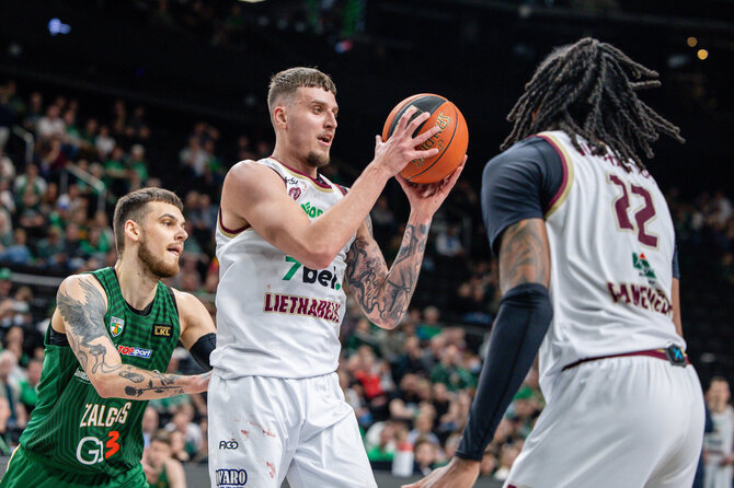 Teodoro Biliūno / BNS nuotr./Pirmosios LKL pusfinalio rungtynės: „Žalgiris“ – „Lietkabelis“