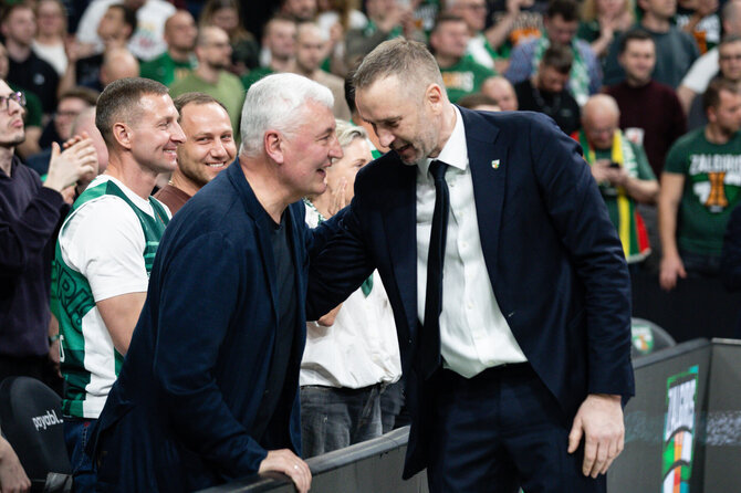 Teodoro Biliūno / BNS nuotr./Jonas Kazlauskas ir Tomas Masiulis
