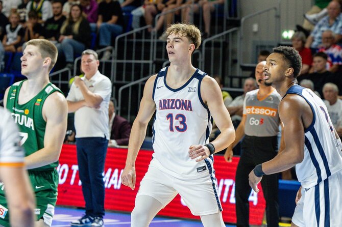 Teodoro Biliūno / BNS nuotr./Lietuvos rezervinė rinktinė – Arizonos univeristeto komanda