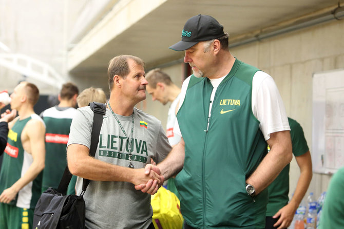 Teodoro Biliūno / 15min nuotr./Gintaras Krapikas ir Arvydas Sabonis