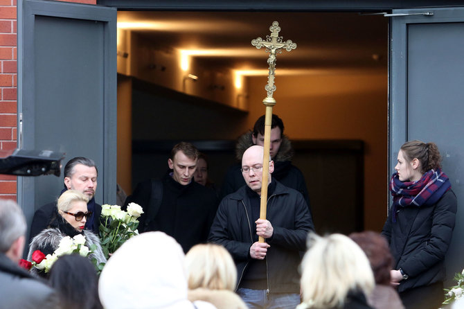 Teodoro Biliūno/Žmonės.lt nuotr./Egidijaus Sidaro laidotuvių akimirka