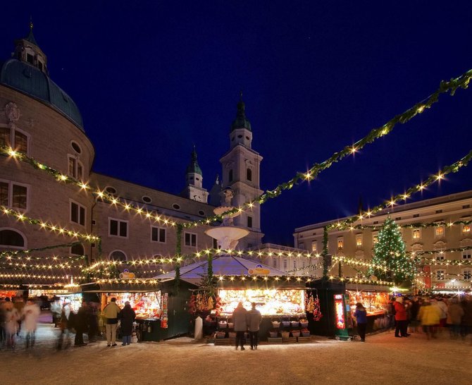 Fotolia nuotr. / Salcburgo Kalėdų turgus