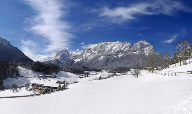 Shutterstock nuotr. / Berchtesgadeno slidinėjimo kurortas Vokietijoje