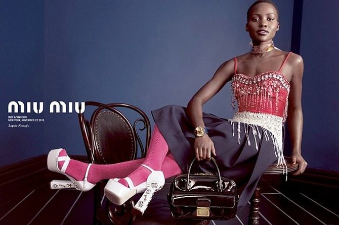 Miumiu.com nuotr. Miu Miu 2014 m. pavasario sezono reklaminė kampanija.