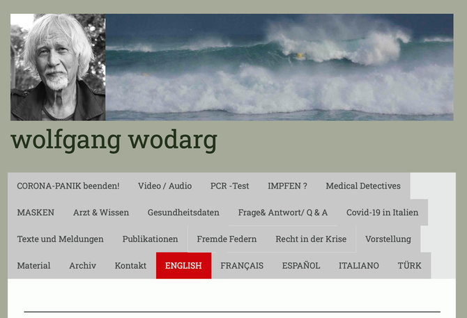 Wolfgango Wodargo tinklalapis