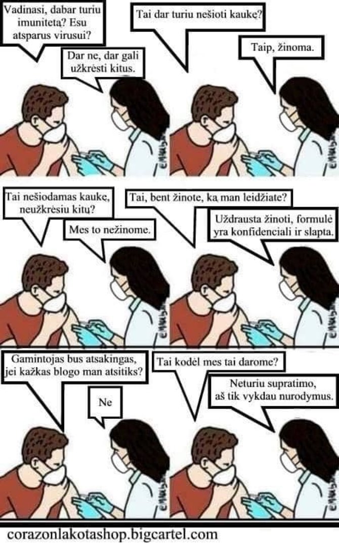 Nuotr. iš „Facebook“/Pakeistas Jimbob komiksas