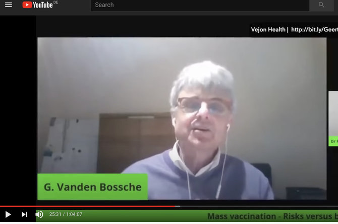 Ekrano nuotr. iš „YouTube“/Geertas Vandenas Bossche