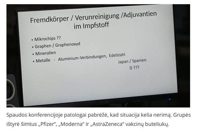 Ekrano nuotr. iš itiketini-faktai.online/Buvę patologai paskelbė vakcinose radę tokių medžiagų