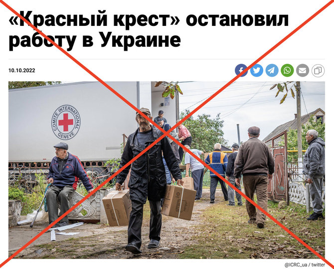 Ekrano nuotr. iš moscowtimes.ru/Suintensyvėjusios atakos prieš miestus sutrikdė Raudonojo Kryžiaus darbą, bet jis veiklos Ukrainoje nenutraukė