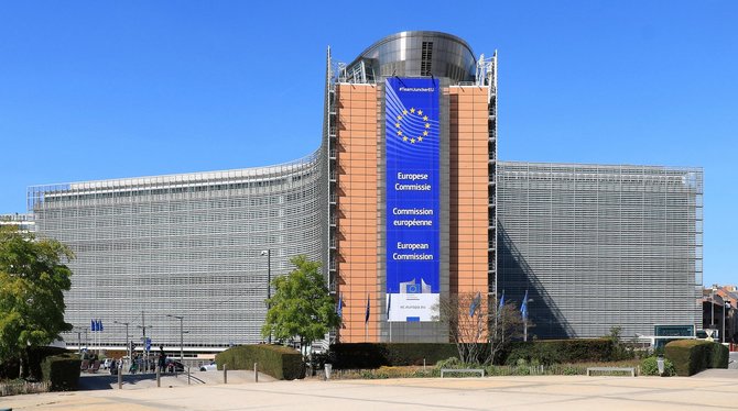 Ekrano nuotr. iš wikipedia.com/Briuselyje esantis Europos Komisijos pastatas, dar vadinamas „Berlaymont“