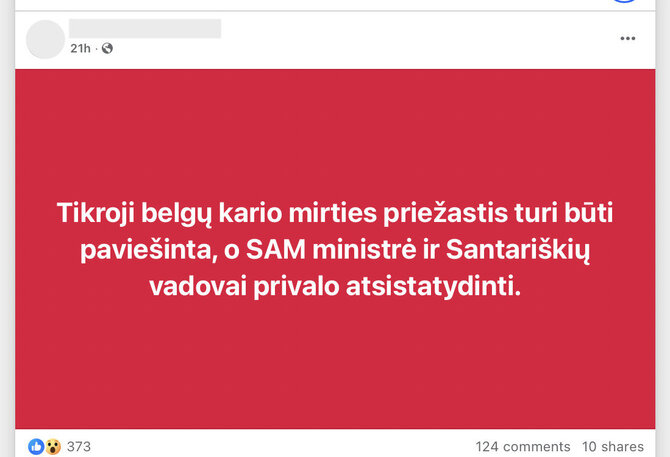 Ekrano nuotr. iš „Facebook“/Belgų karys mirė nuo sužalojimų, patirtų per minosvaidžių pratybas, kurios, nepaisant griežtų saugumo protokolų, yra pavojingos