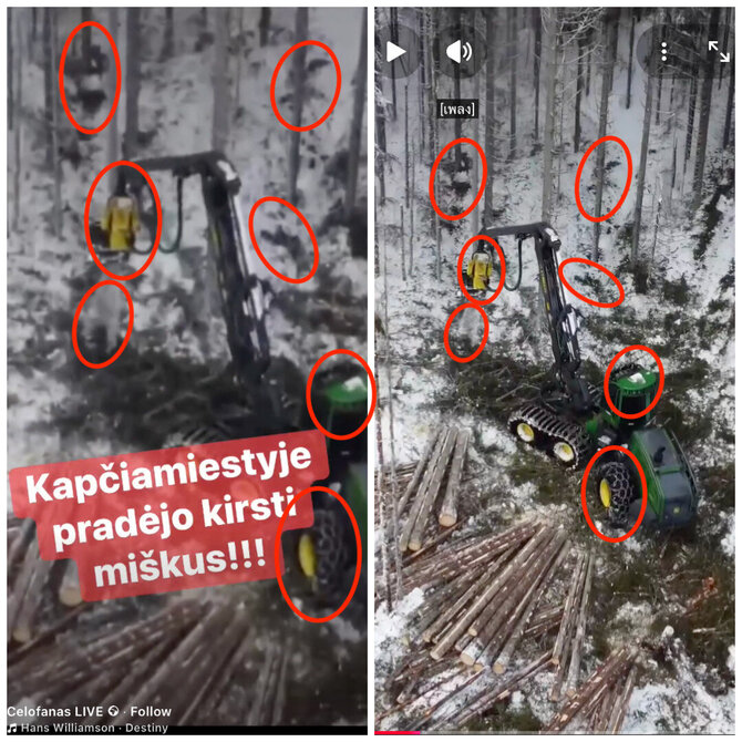 Ekrano nuotr. iš pixlr.com/Kai kurios matomos detalės patvirtina, kad Antanas Kandrotas paskelbė norvegišką vaizdo įrašą 2