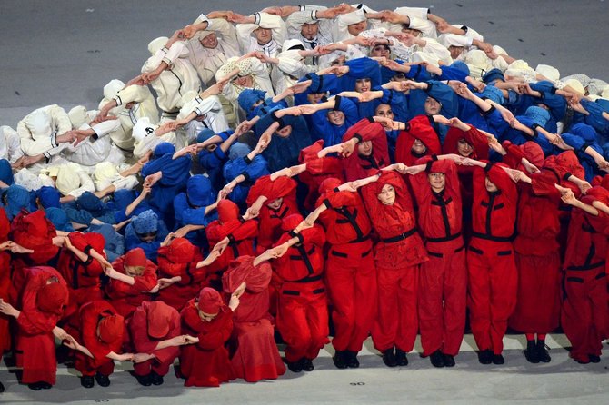 AFP/„Scanpix“ nuotr./Sočio parolimpinių žaidynių atidarymo ceremonija