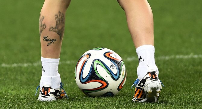 „Scanpix“ nuotr./Lionelio Messi tatuiruotė