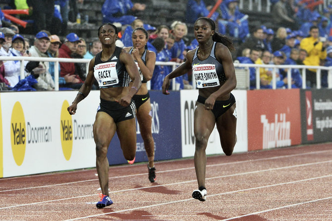 „Scanpix“ nuotr./Simone Facey ir Dina Asher-Smith