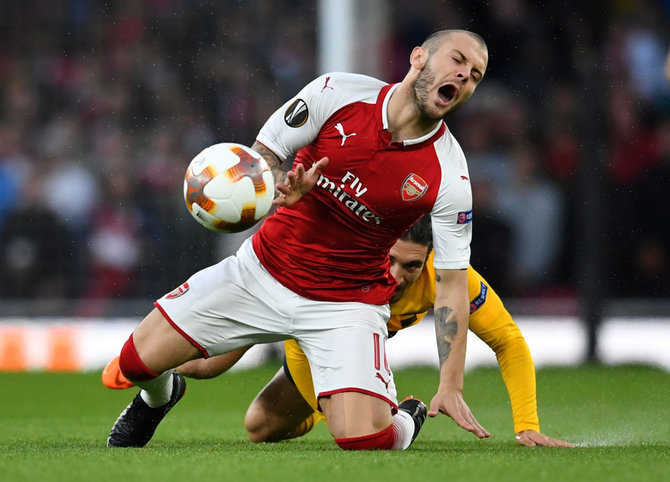 „Reuters“/„Scanpix“ nuotr./Jackas Wilshere'as