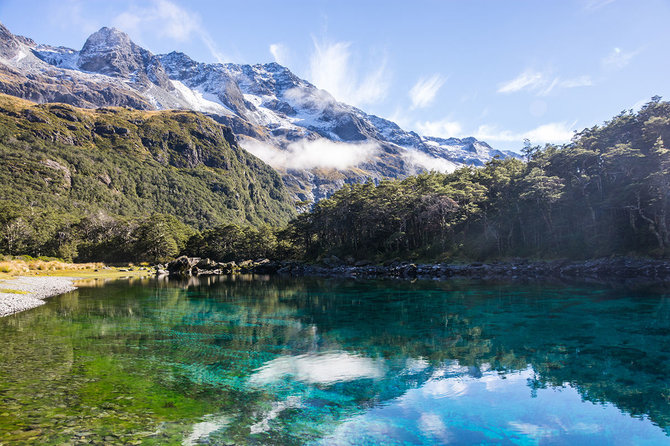 Shutterstock.com nuotr./Mėlynasis ežeras, Naujoji Zelandija