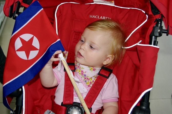 D.Pankevičiaus nuotr./Dukra Danielė Šiaurės Korėjoj