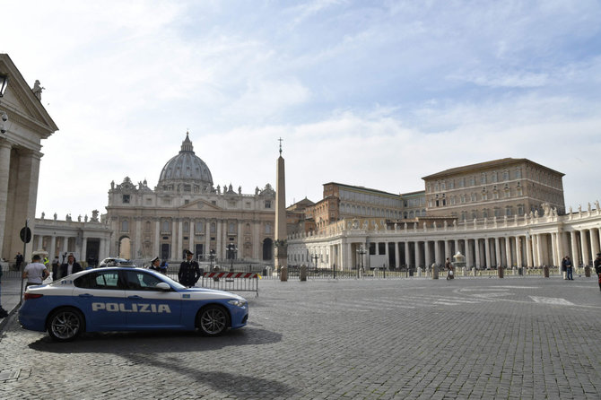AFP/„Scanpix“ nuotr./Policija Vatikane