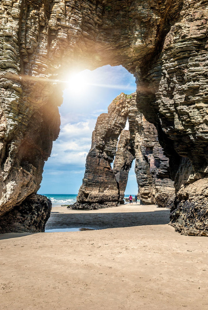 123rf.com nuotr./Katedrų paplūdimys (Playa de las Catedrales)