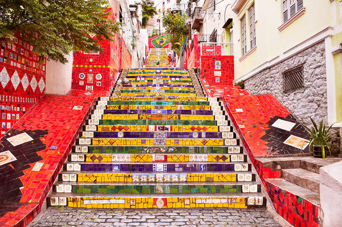 Shutterstock.com nuotr./Selarono laiptai, Brazilija