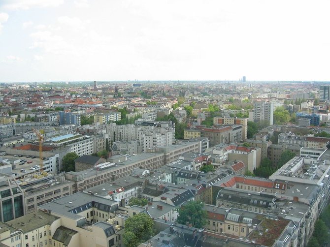 V.Mikaičio nuotr./Berlynas iš viršaus