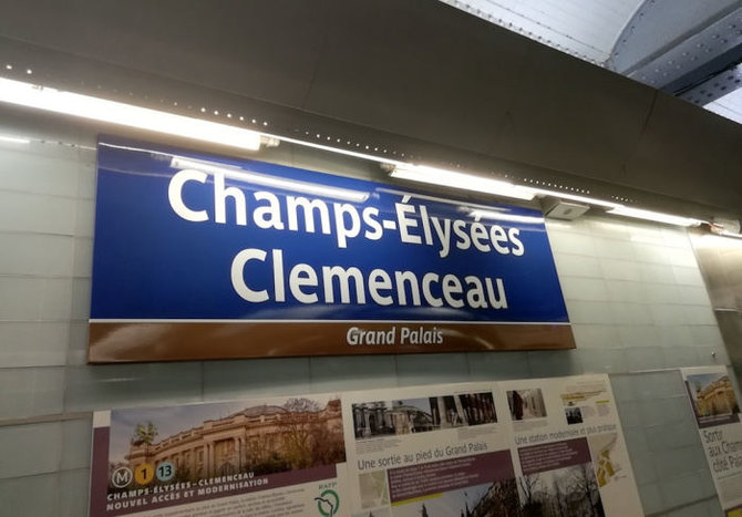 Asm.archyvo nuotr./Paryžiaus metro