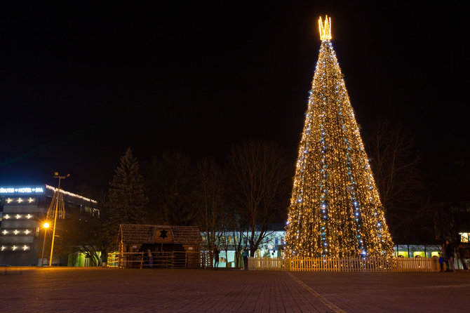 Druskininkų savivaldybės nuotr./Kalėdų laukiantys Druskininkai