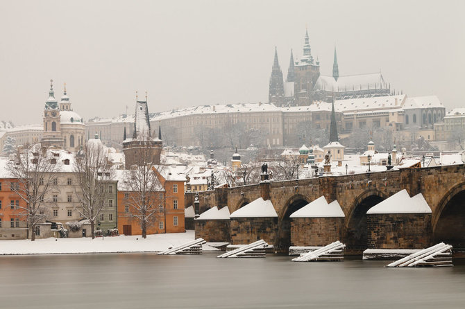 Praha žiemą. Fot. Martin Rak